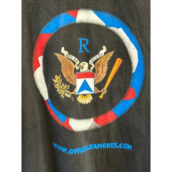 Vintage The Ramones Founding  Member Punk Concert T Shirt Size XL Music Legend - Picture 3 of 7